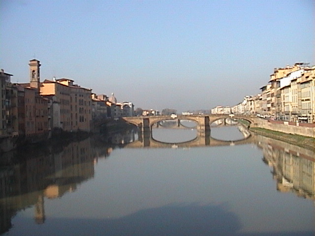 L'Arno depuis le Ponte Vecchio