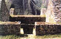 habitation dans le site de Machu Picchu